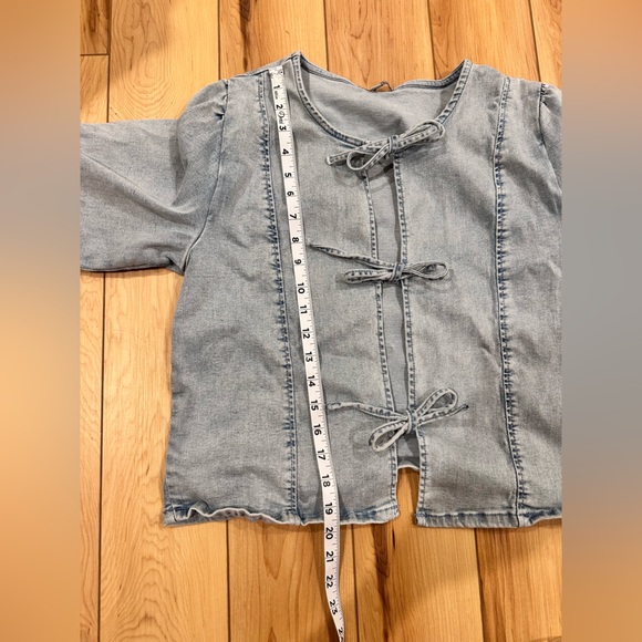 Wishlist Light Blue Denim Top - Picture 8 of 9